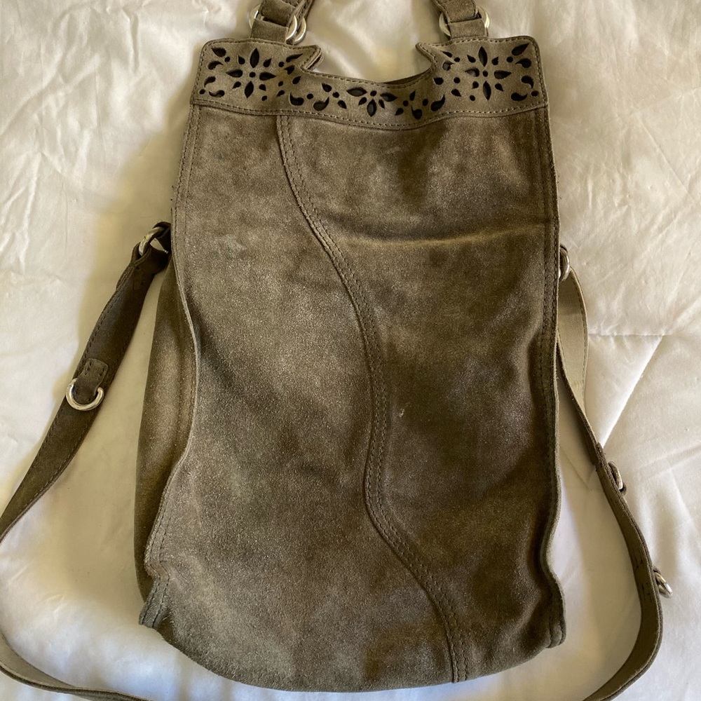 Lucky Brand Abbey Road Suede Bag